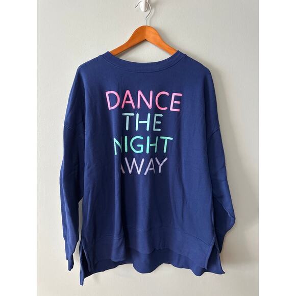 Womens Size XL Crown & Ivy Cabana Oversized Sweatshirt - Picture 1 of 6